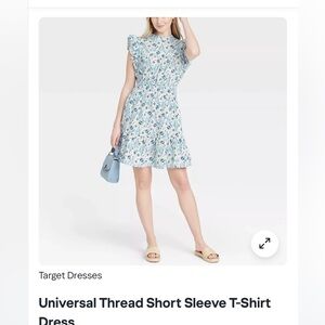 Universal thread floral ruffle dress Size XXL EUC